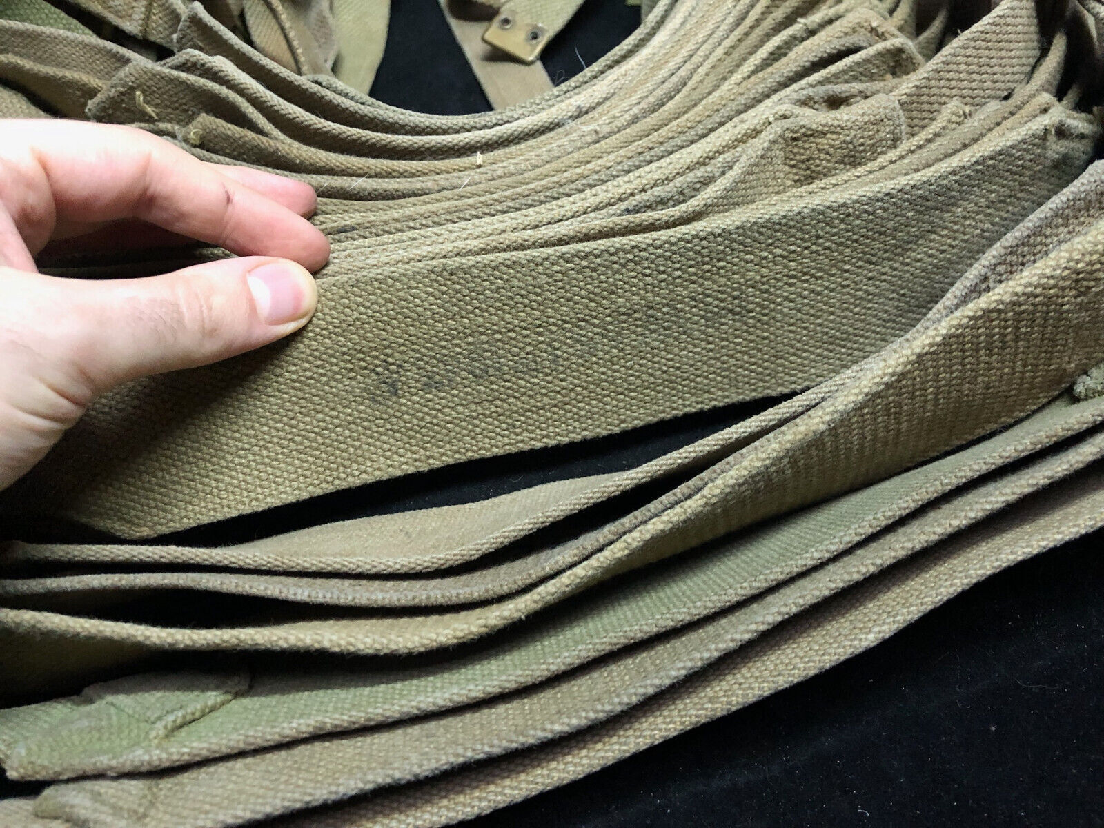 Original WW2 British Army 37 Pattern Shoulder Strap - Size Normal - The Militaria Shop