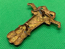 Load image into Gallery viewer, Original British Army WW1 / WW2 11th Hussars Cap Badge - The Militaria Shop