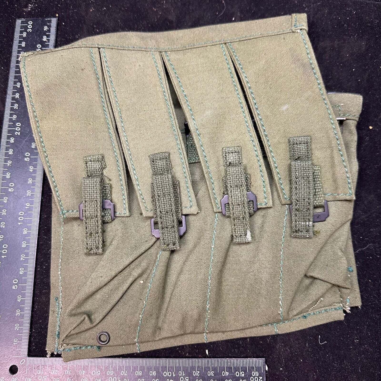 Original Australian Vietnam Era F1 Sterling SMG Mag Pouch New Old Stock Unissued - The Militaria Shop