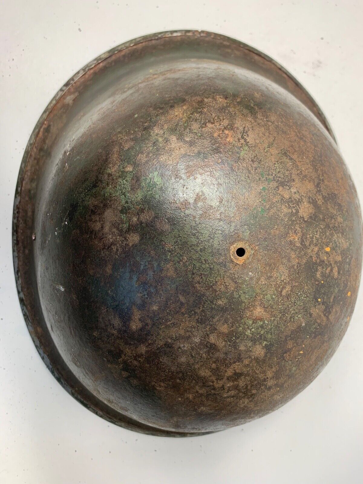 Mk3 Canadian / British Army Original WW2 Turtle Helmet High Rivet - The Militaria Shop