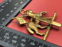 Load image into Gallery viewer, Genuine British Army Queen's Royal Regiment (West Surrey) Cap Badge - The Militaria Shop