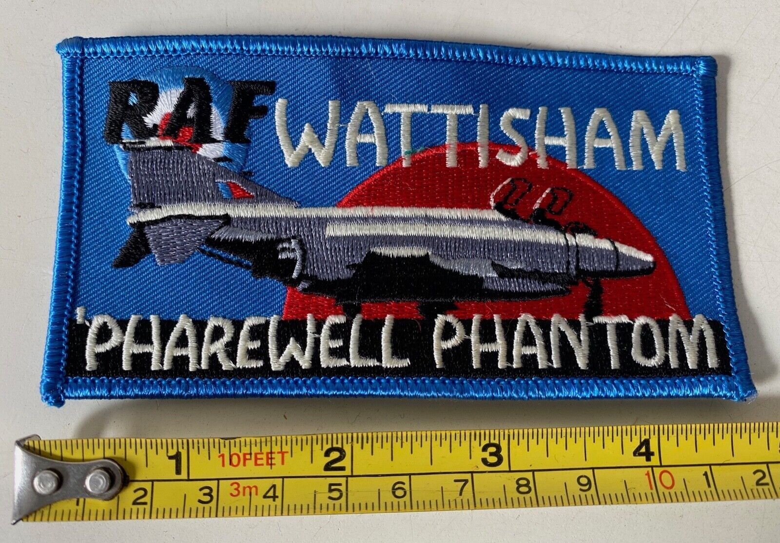 RAF WATTISHAM Pharewell PHANTOM fighter pilots patch - military jacket patch - The Militaria Shop