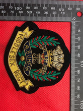 Lade das Bild in den Galerie-Viewer, British Army Bullion Embroidered Blazer Badge - Middlesex Regiment - The Militaria Shop
