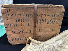 Load image into Gallery viewer, Original British Army Tank Suit Hood - New Old Stock - Unissued - Ideal for WW2 - The Militaria Shop