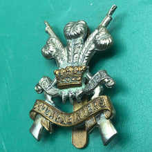 Load image into Gallery viewer, Original WW2 British Army 3rd Carabiniers Regiment Cap Badge - The Militaria Shop