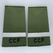 Charger l'image dans la galerie, CCF OD Green Rank Slides / Epaulette Pair Genuine British Army - NEW - The Militaria Shop