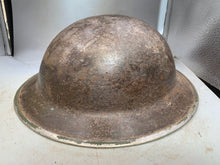Load image into Gallery viewer, Original WW2 British Army Mk2 Army Combat Helmet - The Militaria Shop