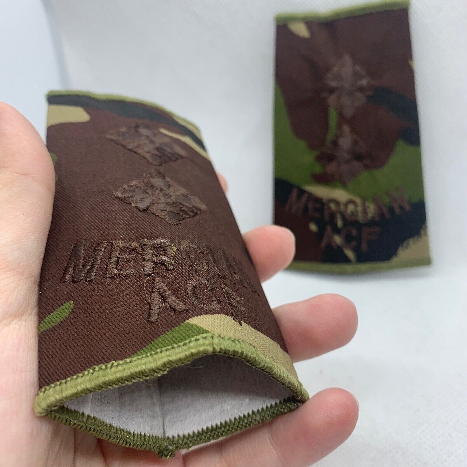 Mercian ACF DPM Rank Slides / Epaulette Pair Genuine British Army - NEW - The Militaria Shop