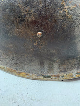 Load image into Gallery viewer, Geunine British / Canadian Army Mk3 WW2 Combat Helmet - Uncleaned Original - The Militaria Shop