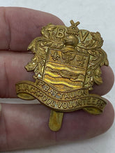 Load image into Gallery viewer, Original British Army WW1 1st Battalion Blackpool Volunteers Cap Badge - The Militaria Shop