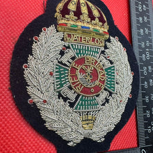 Load image into Gallery viewer, British Army Bullion Embroidered Blazer Badge - Rifle Brigade - The Militaria Shop