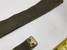 Load image into Gallery viewer, Original WW2 British Army 37 Pattern Canvass L Strap - The Militaria Shop
