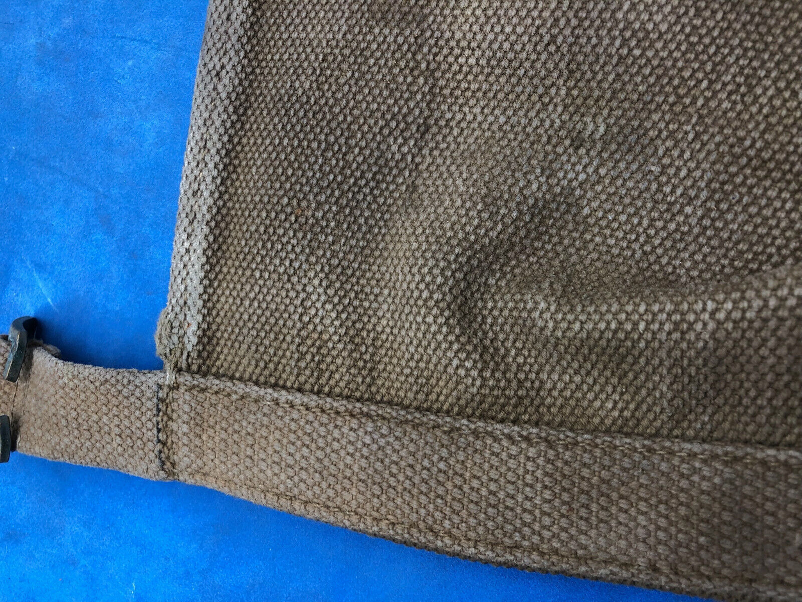WW2 British Army 37 Pattern Webbing Water Bottle Carrier Harness - 1944 Dated - The Militaria Shop