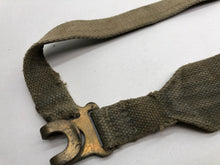 Charger l'image dans la galerie, Original WW2 British Army 37 Pattern Canvass L Strap - The Militaria Shop