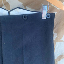Load image into Gallery viewer, Genuine British Army Black Dress Trousers - 28" Waist - The Militaria Shop