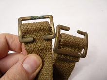 Load image into Gallery viewer, Original WW2 1943 Dated British Army 37 Pattern Water Bottle Carrier Harness - The Militaria Shop