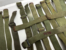 Load image into Gallery viewer, Original Early / WW2 Brass British Army Mk3 / Mk4 Elasticated Helmet Chinstrap - The Militaria Shop