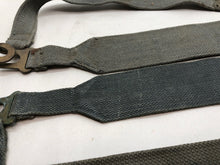 Load image into Gallery viewer, Original WW2 British Royal Air Force Blue 37 Pattern L Strap Set - The Militaria Shop