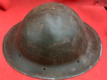 Load image into Gallery viewer, Original WW2 Combat Helmet - British / South African Army Mk2 Brodie Helmet - The Militaria Shop