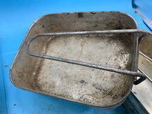 Load image into Gallery viewer, Original WW2 British Army Soldiers Mess Tin Set - Two Piece - Fold Out Handles - The Militaria Shop