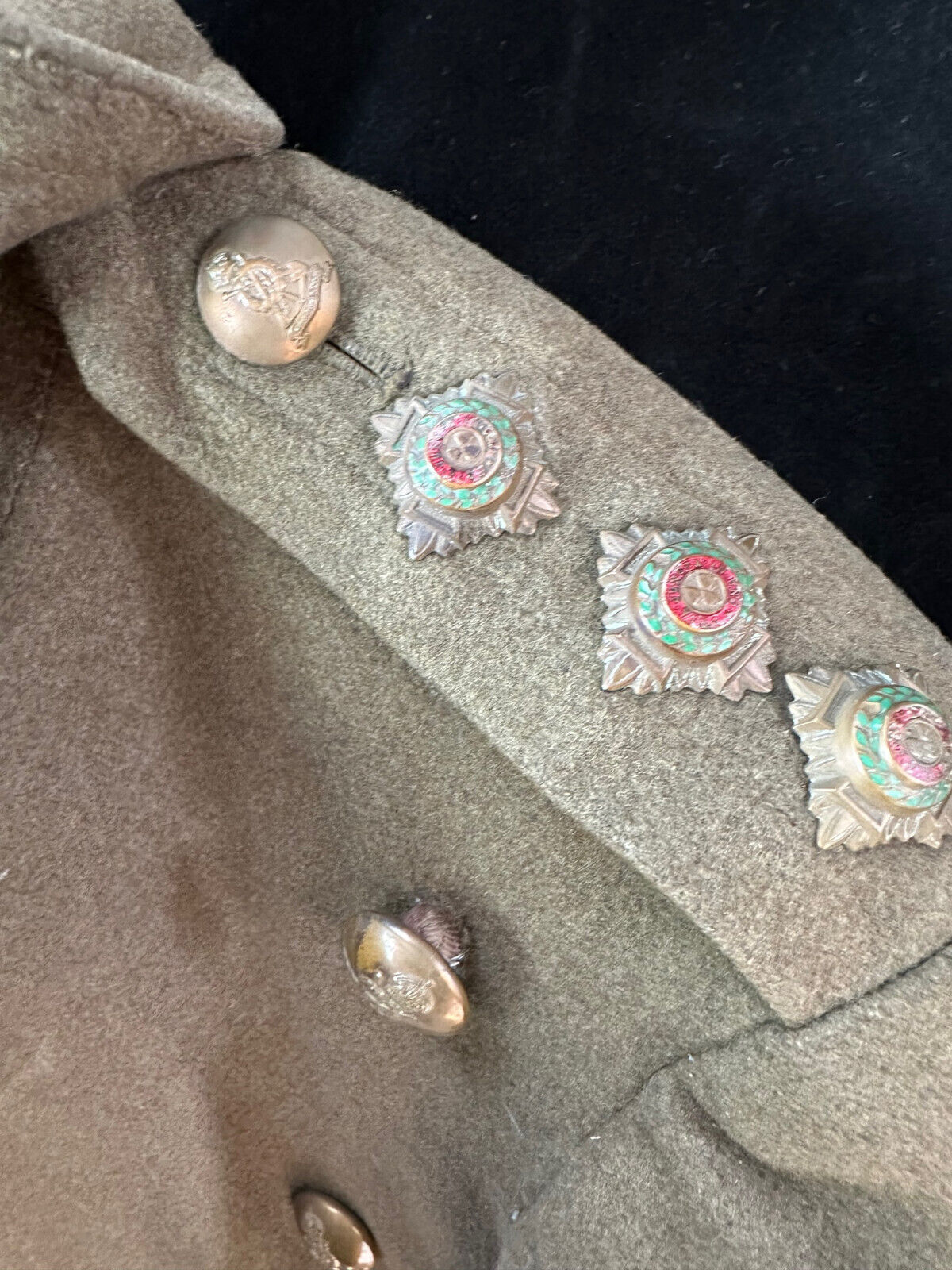 Original WW2 British Army Officers Captains Greatcoat - Savile Row Tailor - The Militaria Shop