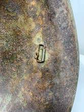 Load image into Gallery viewer, Mk3 Canadian / British Army Original WW2 Turtle Helmet High Rivet - The Militaria Shop