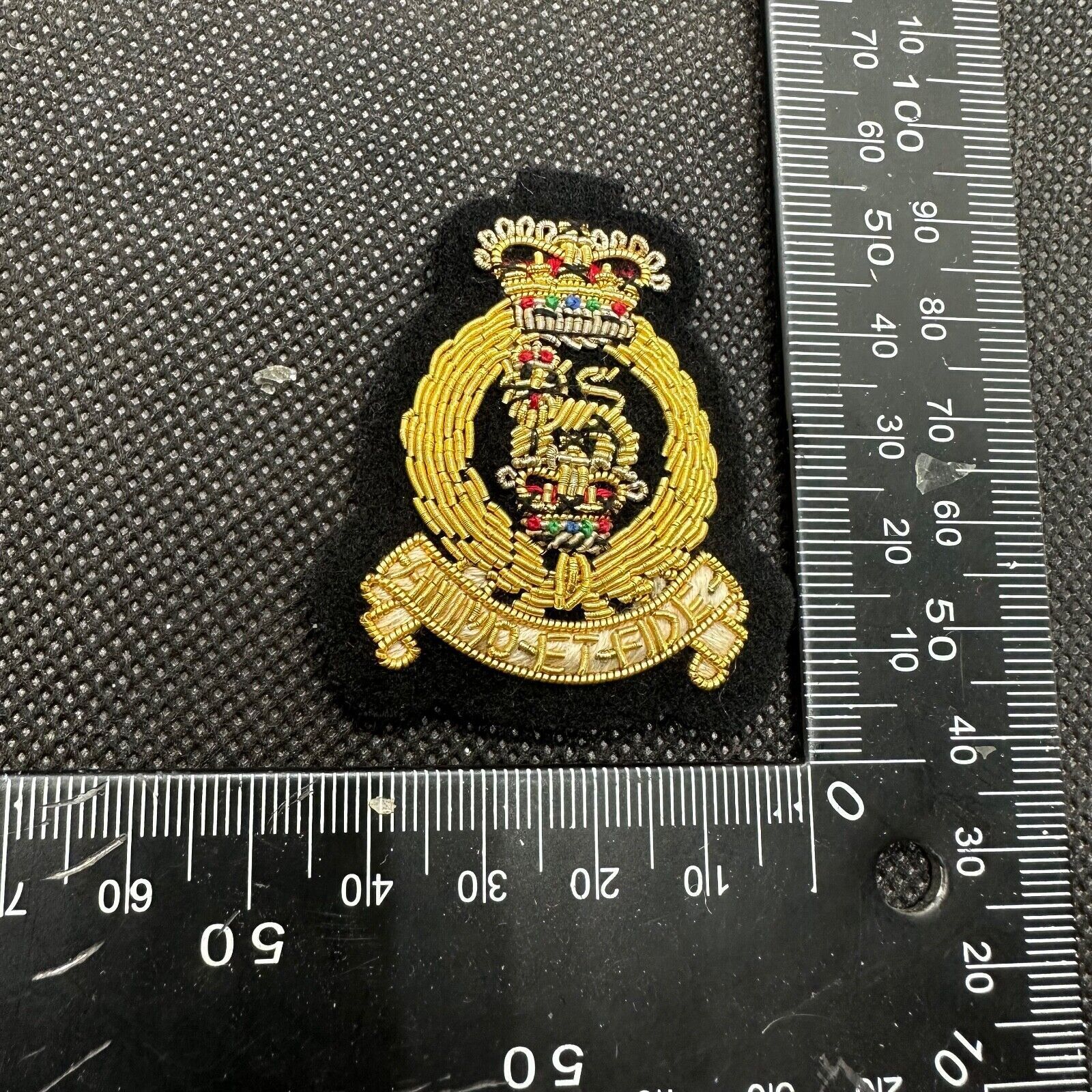 British Army Adjutant General Corps Bullion Cap / Beret / Blazer Badge - UK Made - The Militaria Shop
