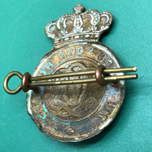 Load image into Gallery viewer, Original Victorian British Army Cap Badge - 7th Queen's Own Hussars - The Militaria Shop