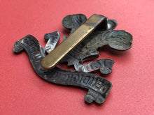 Load image into Gallery viewer, Original WW1 British Army Cap Badge - Denbighshire Hussars Yeomanry Regiment - The Militaria Shop
