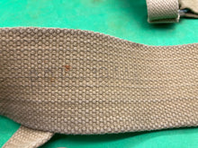 Load image into Gallery viewer, Original WW2 Pattern British Army L Straps Pair - 37 Pattern Webbing Haversack - The Militaria Shop