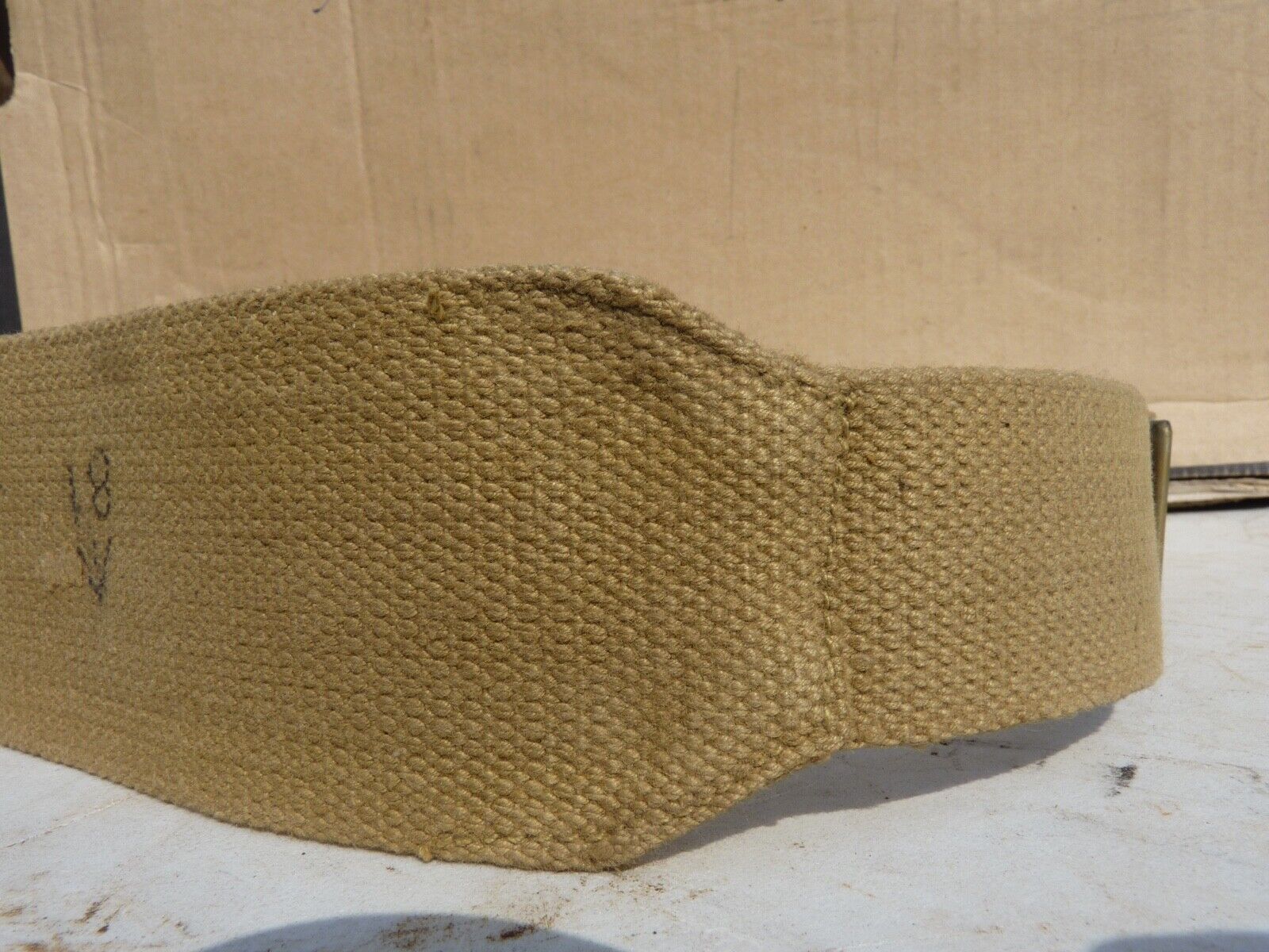 Original WW2 British Army 37 Pattern Yoke Utility Shoulder Strap- M.W&S Ltd - The Militaria Shop
