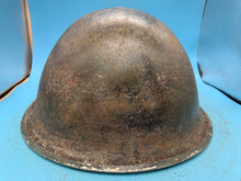 Load image into Gallery viewer, WW2 Mk3 High Rivet Turtle - British / Canadian Army Helmet - Good Original - The Militaria Shop