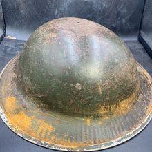 Load image into Gallery viewer, Original WW2 British Army Mk2 Combat Helmet Shell - South African Manufactured - The Militaria Shop