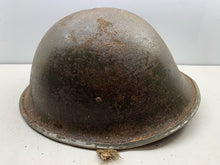 Load image into Gallery viewer, Geunine British / Canadian Army Mk3 WW2 Combat Helmet - Uncleaned Original - The Militaria Shop
