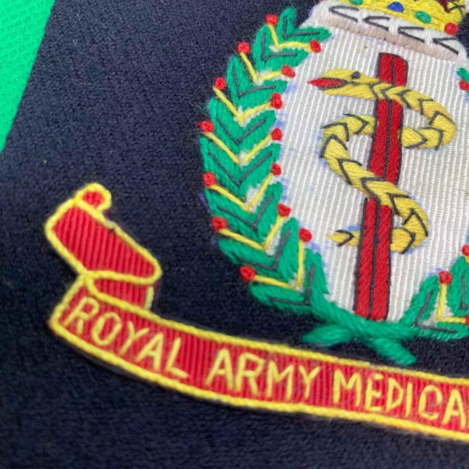 British Army Royal Army Medical Corps Embroidered Blazer Badge - The Militaria Shop