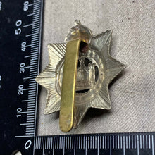 Load image into Gallery viewer, Original WW2 British Army The Devonshire Regiment Cap Badge - The Militaria Shop