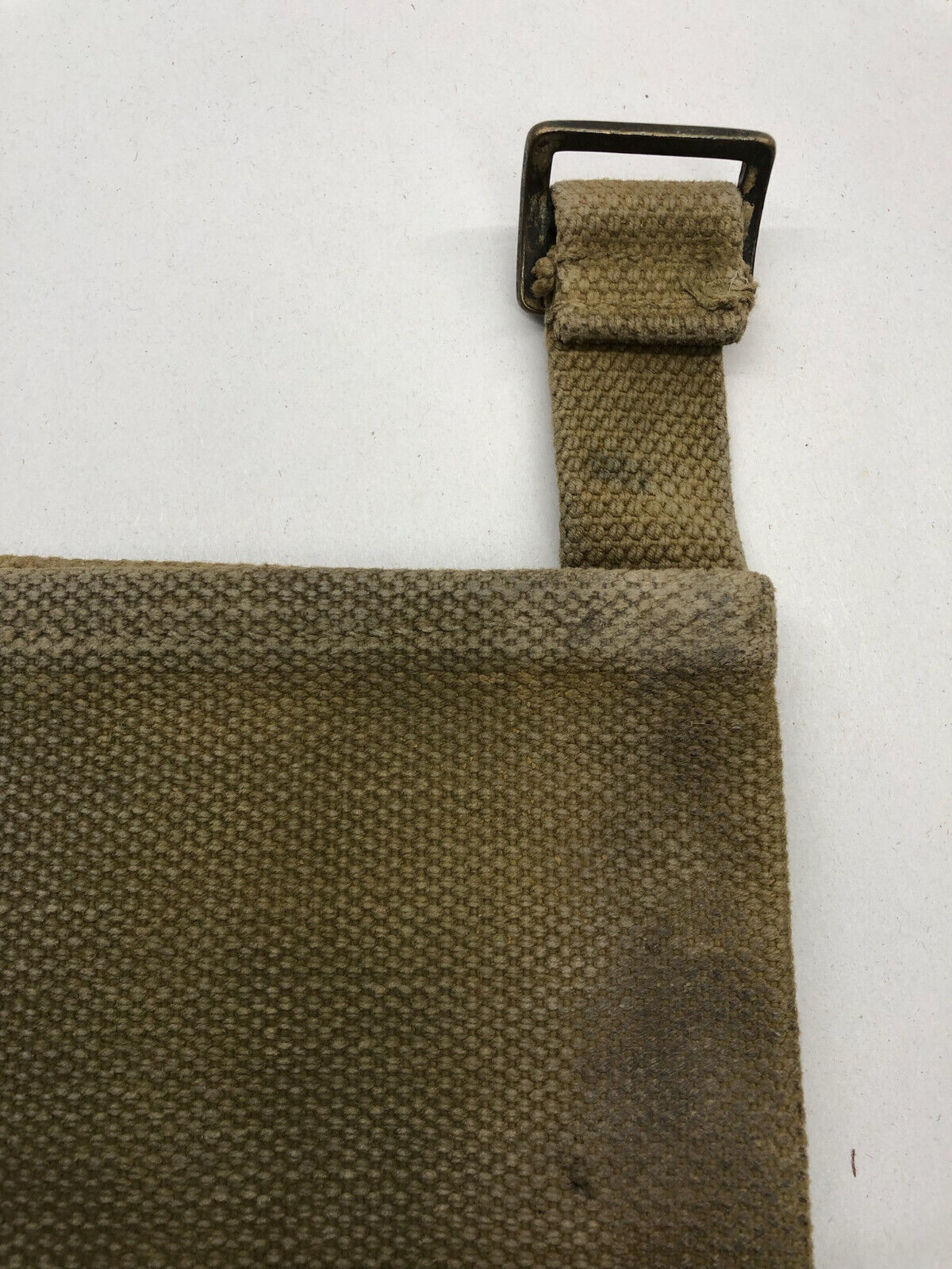 WW2 British Army 37 Pattern Webbing Water Bottle Carrier Harness - 1940 Dated - The Militaria Shop