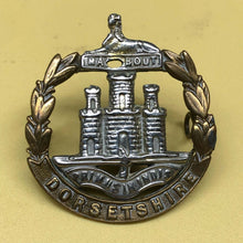 Load image into Gallery viewer, Original WW2 British Army Dorsetshire Regiment Cap Badge - The Militaria Shop