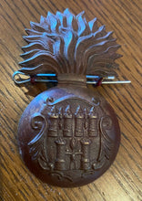 Load image into Gallery viewer, Victorian Era Royal Dublin Fusiliers Large Busby Badge With Two Rear Fixing Lugs - The Militaria Shop