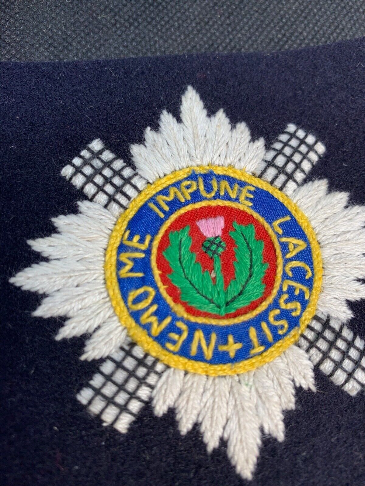 British Army Scots Guards Regiment Embroidered Blazer Badge - The Militaria Shop