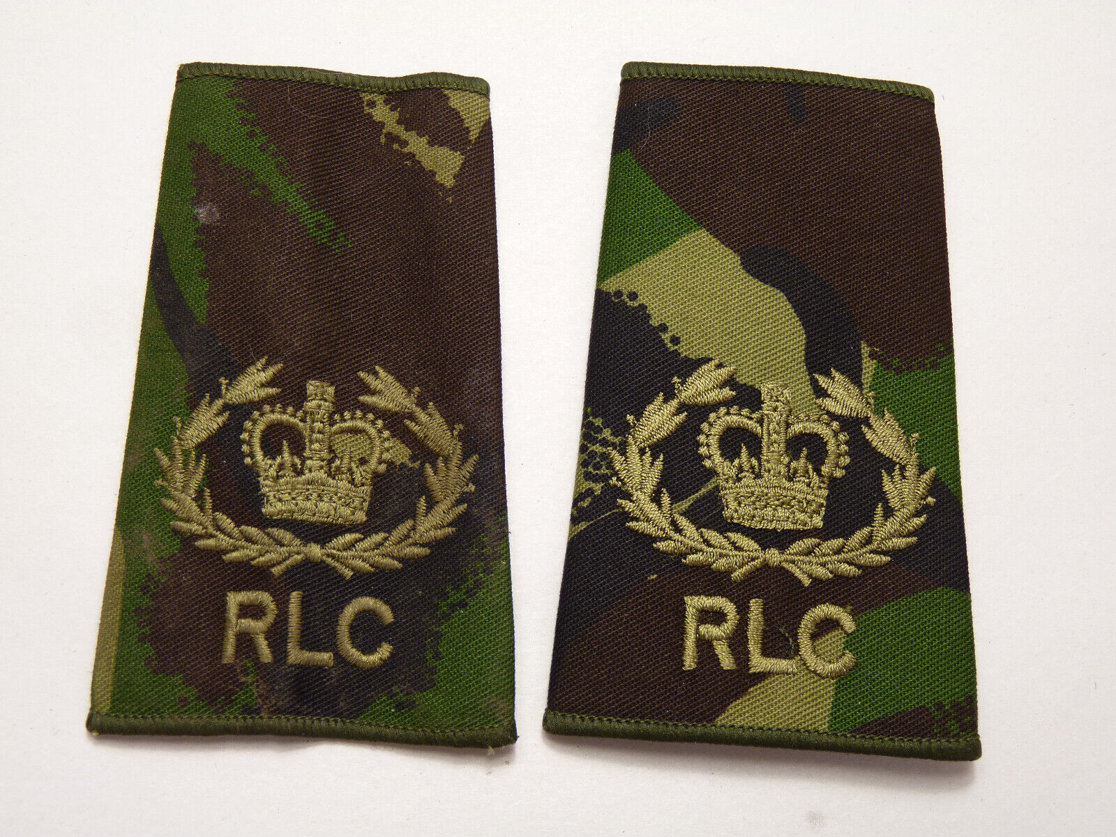DPM Rank Slides / Epaulette Pair Genuine British Army - Royal Logistics Corps - The Militaria Shop