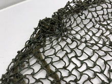 Load image into Gallery viewer, Original WW2 British Army Combat Helmet Net - Fits Mk2, Mk3 or US M1 Helmet - The Militaria Shop