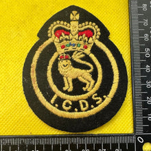 Load image into Gallery viewer, Original British Home Front Industrial Civil Defence Service I.C.D.S Queen Crown - The Militaria Shop