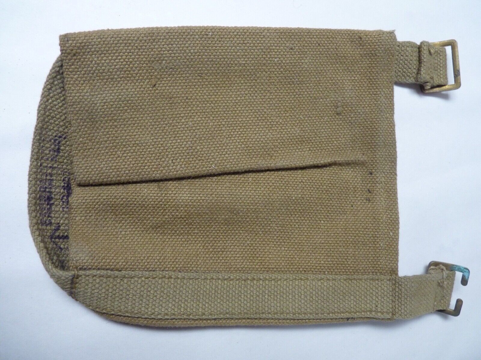 Original WW2 British Army Soldiers Water Bottle Carrier Harness - Dated 1943 - The Militaria Shop