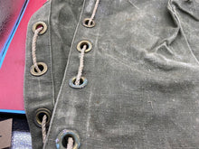 Load image into Gallery viewer, Original WW2 British Army Officer's Large Canvas Washing Bowl - The Militaria Shop