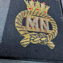 Lade das Bild in den Galerie-Viewer, British Royal Merchant Navy Marine Bullion Embroidered Blazer Badge - The Militaria Shop