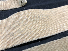 Load image into Gallery viewer, Original WW2 British Army 37 Pattern Khaki L-Straps Webbing - Wartime Dated - The Militaria Shop
