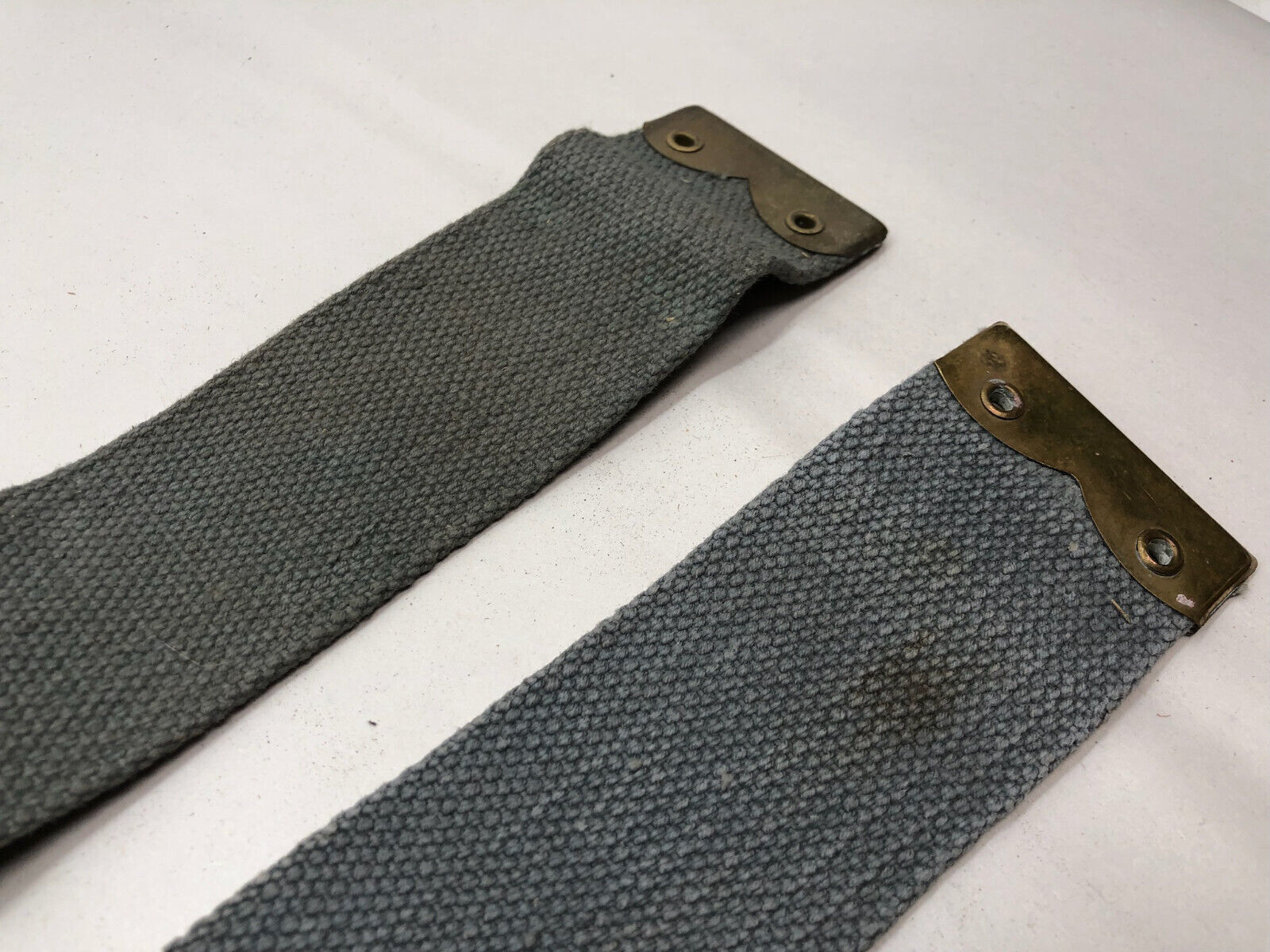 Original WW2 British Royal Air Force Blue 37 Pattern L Strap Set - The Militaria Shop