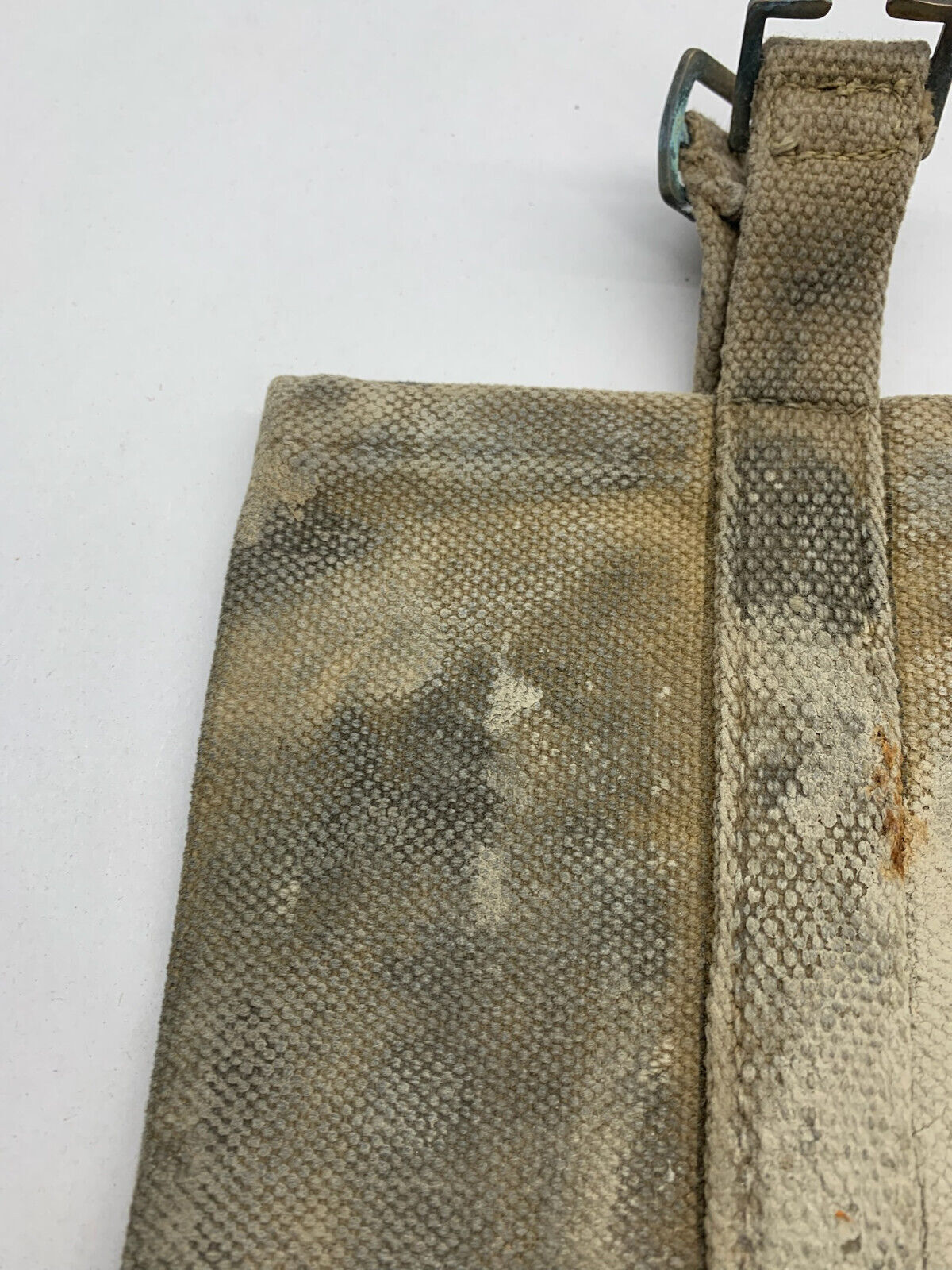 WW2 British Army / RAF 37 Pattern Webbing Water Bottle Carrier Harness 1943 Date - The Militaria Shop