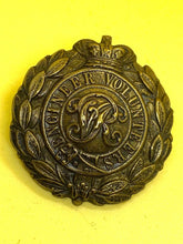 Load image into Gallery viewer, Original British Army Victorian Engineers Volunteers Cap Badge - The Militaria Shop